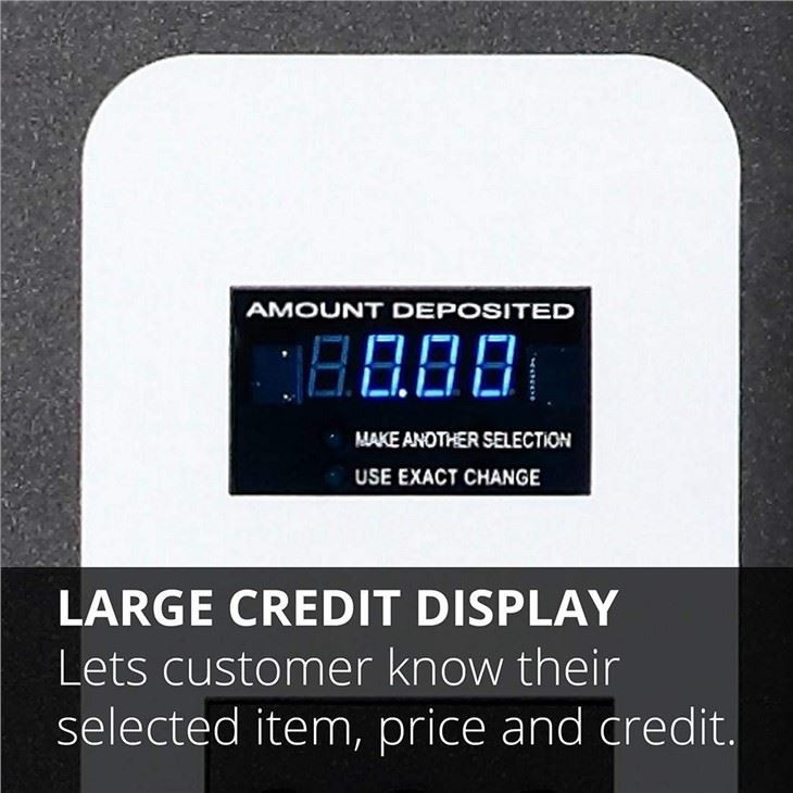 school supply vending machine message screen